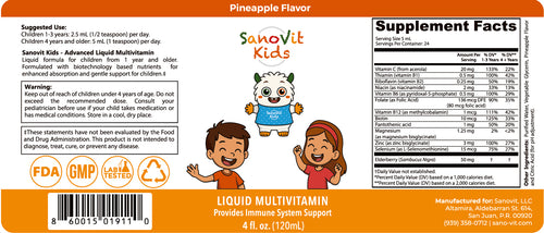 Sanovit Kids Liquid Multivitamin