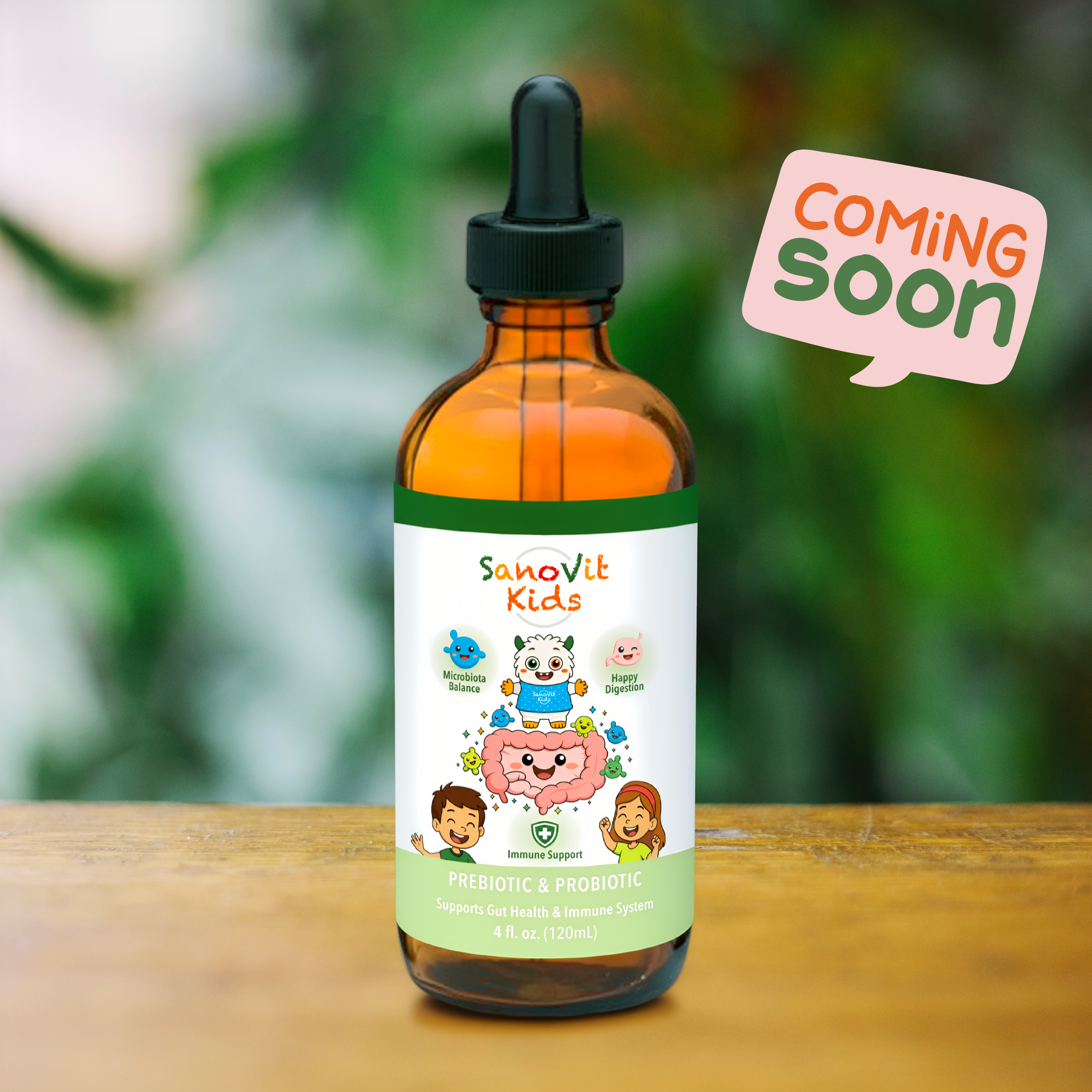 Probiotic product bottle