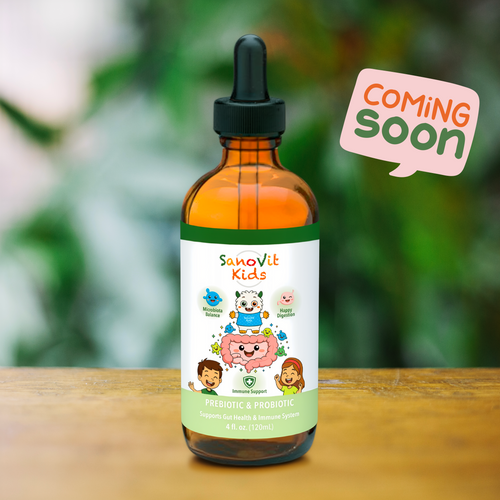 SanoVit Kids Probiotic + Prebiotic – Coming Soon!